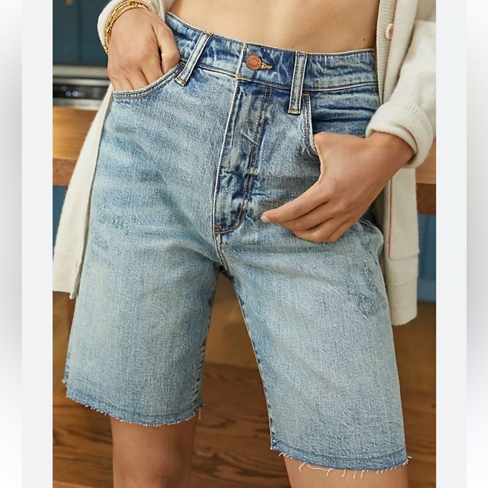 Anthropologie Pilcro Denim Bermuda Shorts Women’s 25